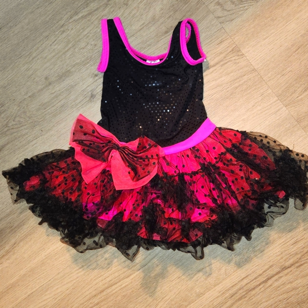 Sparkling Pink and Black Tutu